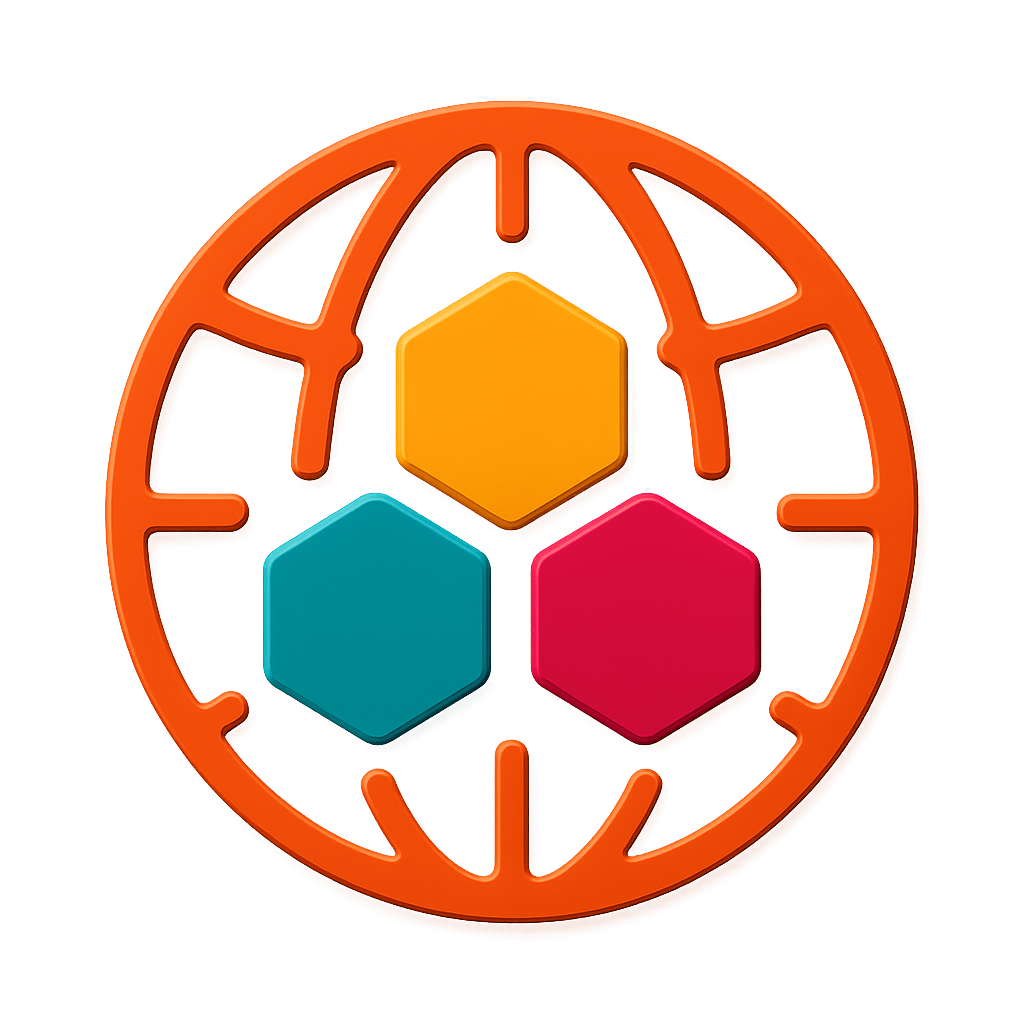 Domain hex red