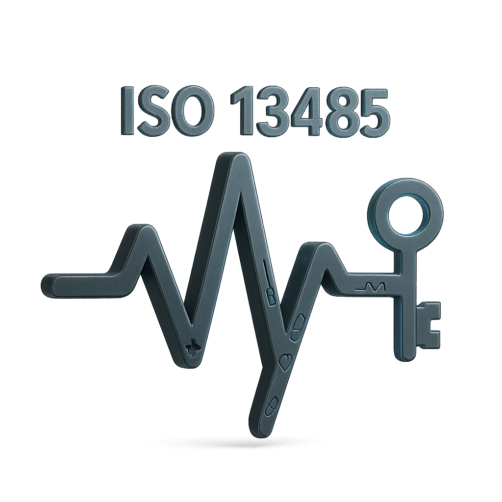 ISO 13485 Medical Device Quality Management Software symbol