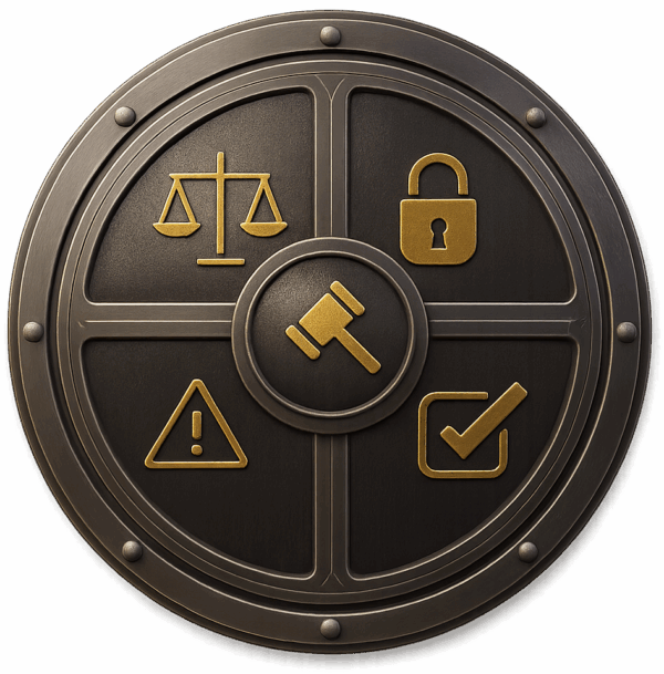 GRC 3D chrome shield foundation shield