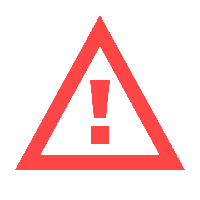 triangle-exclamation-sharp-regular 3D chrome shield to symbolize protection and reliability.