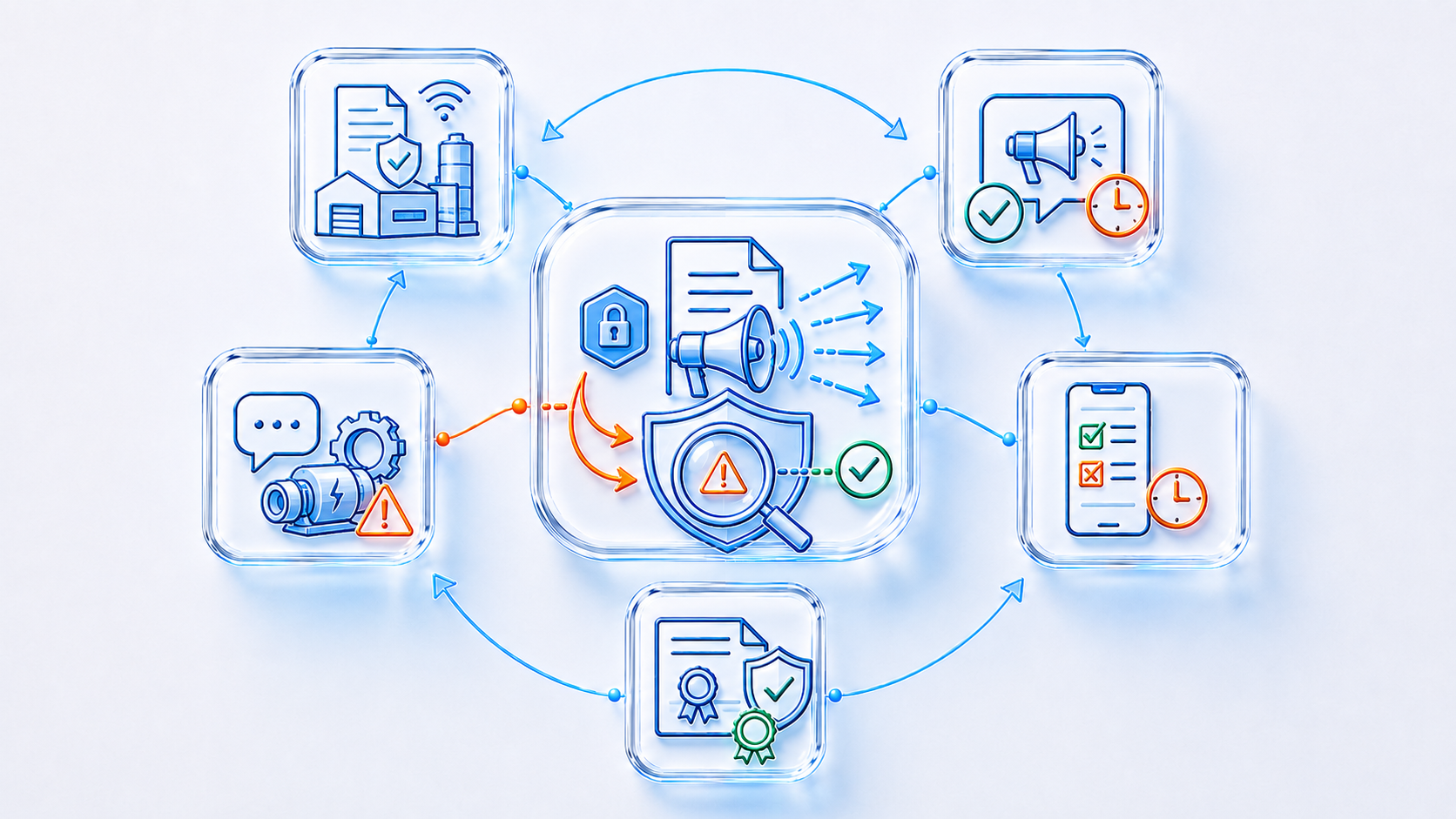 Know What Reached the Workforce—and What Came Back | Zebsoft Remote workforce health and safety dashboard showing communication completion exceptions and assurance