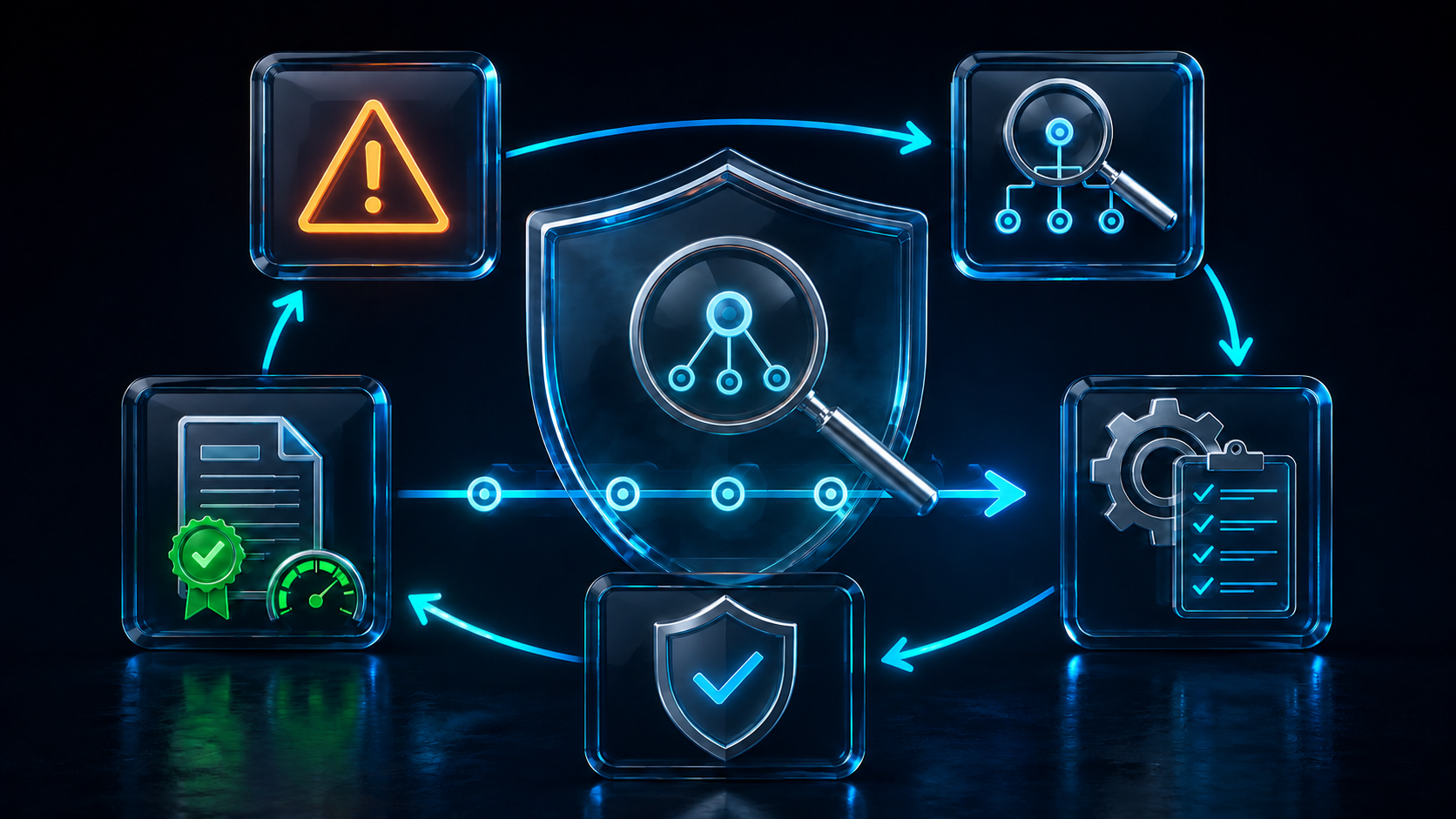 Quality Failure to Verified Improvement | Zebsoft QMS workflow connecting a quality issue investigation CAPA approval effectiveness and evidence
