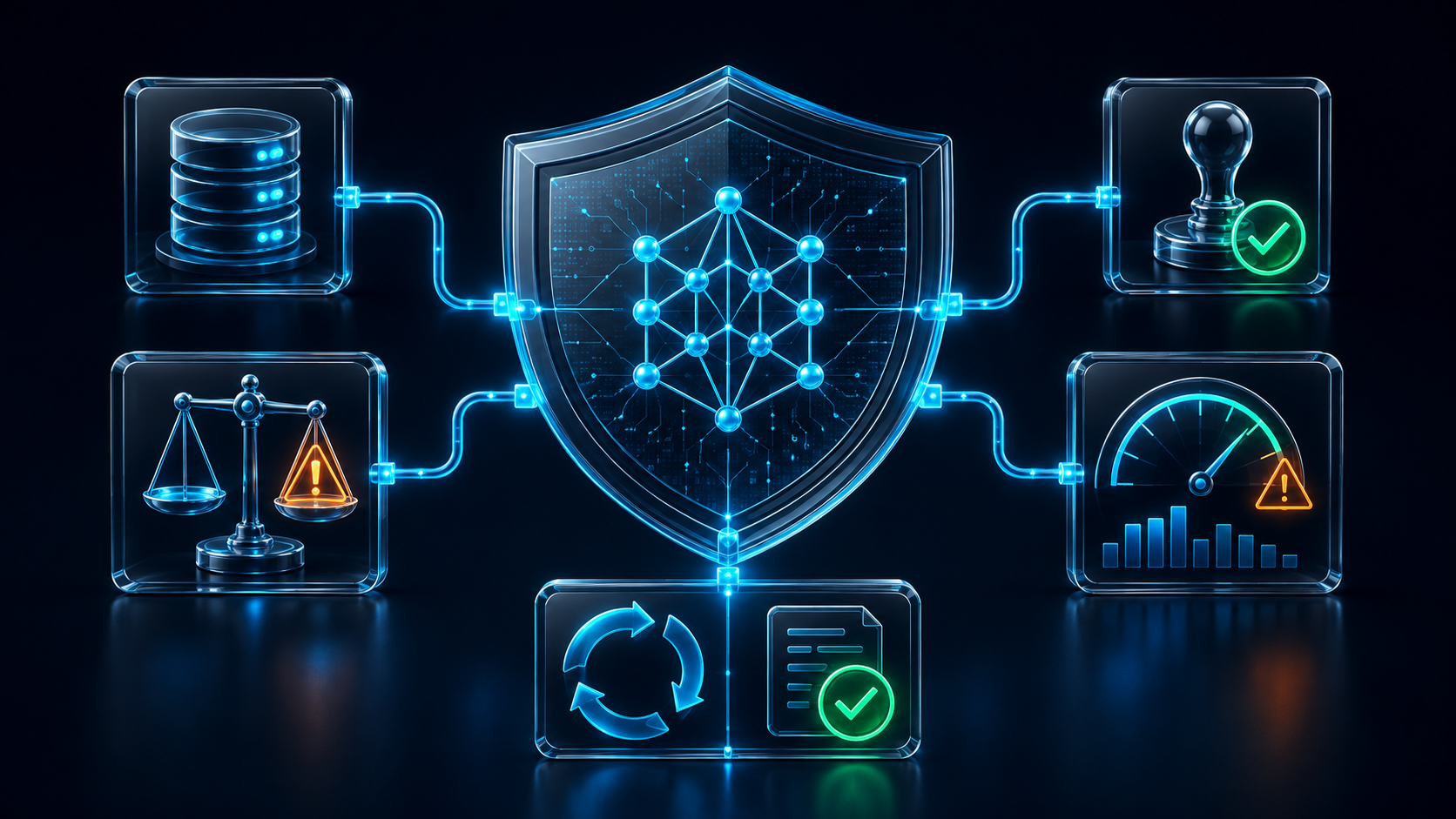 ISO 42001 AI management system software for controlled AI governance risk impact and evidence