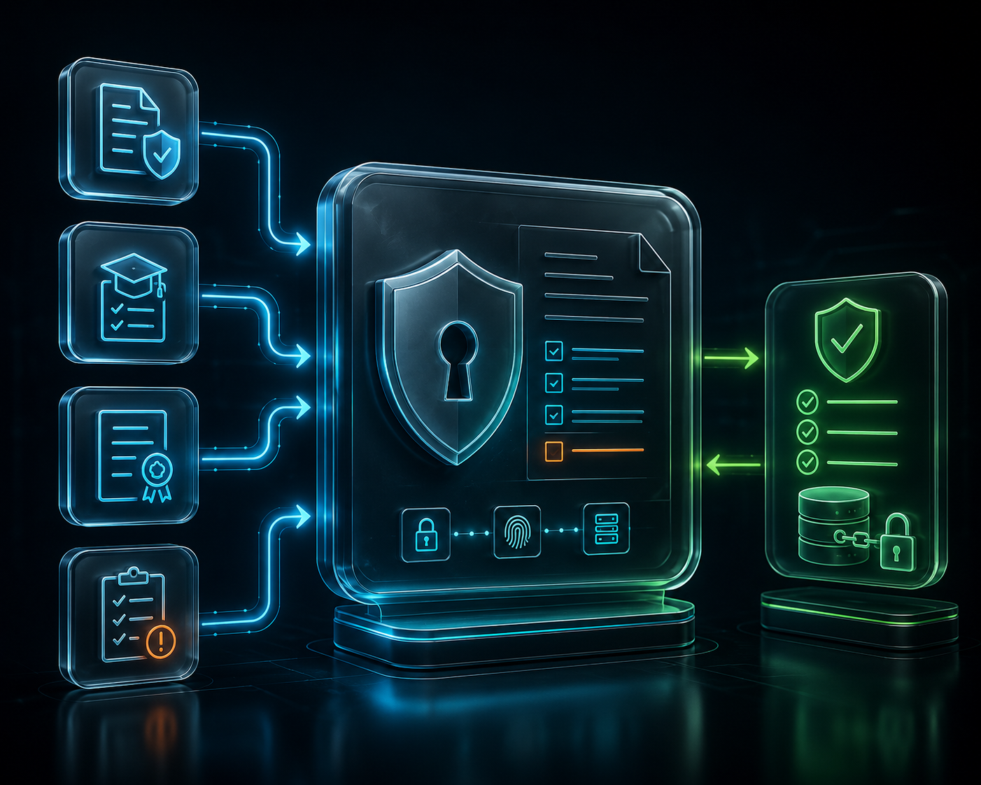 Employee Compliance Software – Secure Access and Proof | Zebsoft Employee compliance software showing live requirements actions status and evidence
