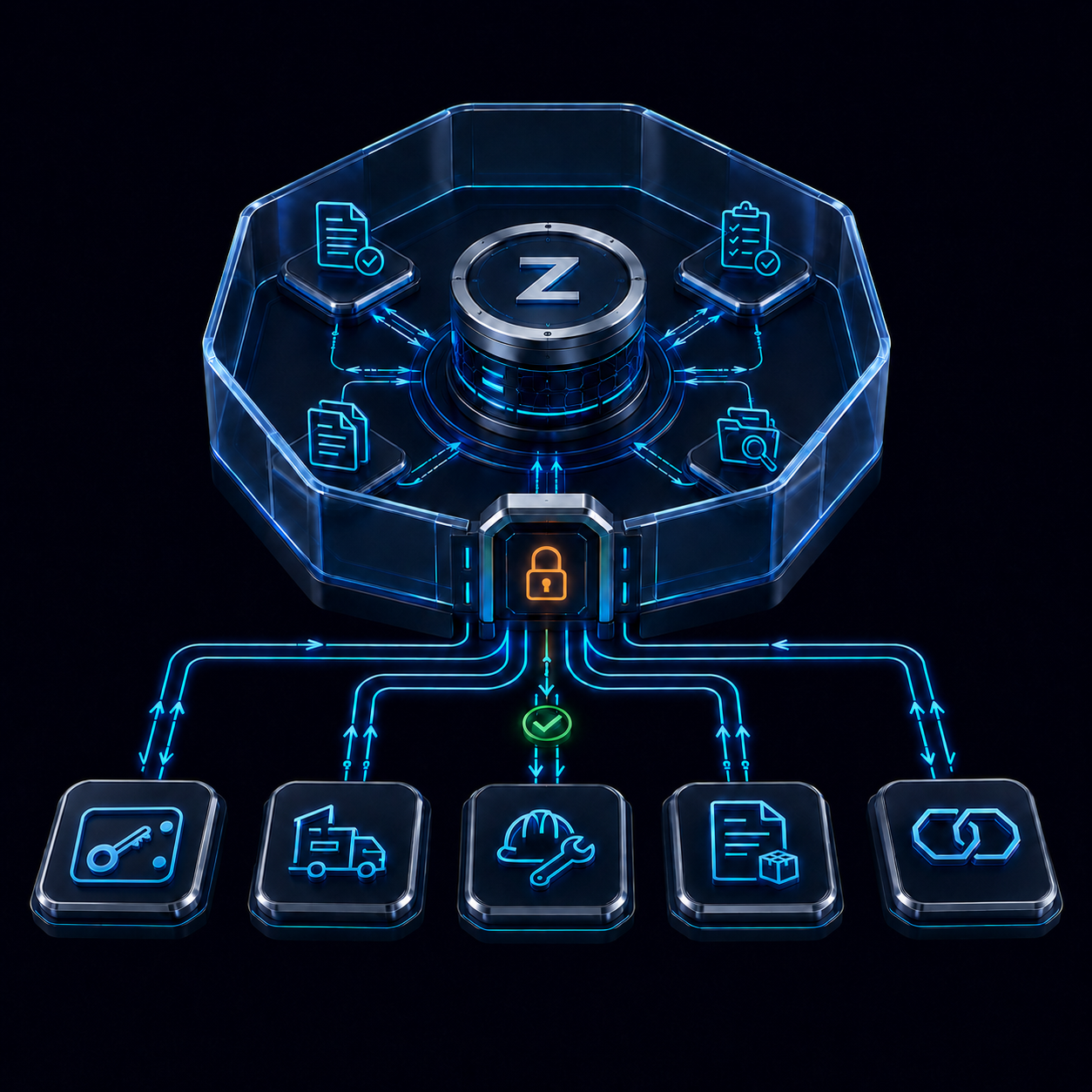 Zebsoft compliance software portals within the connected platform