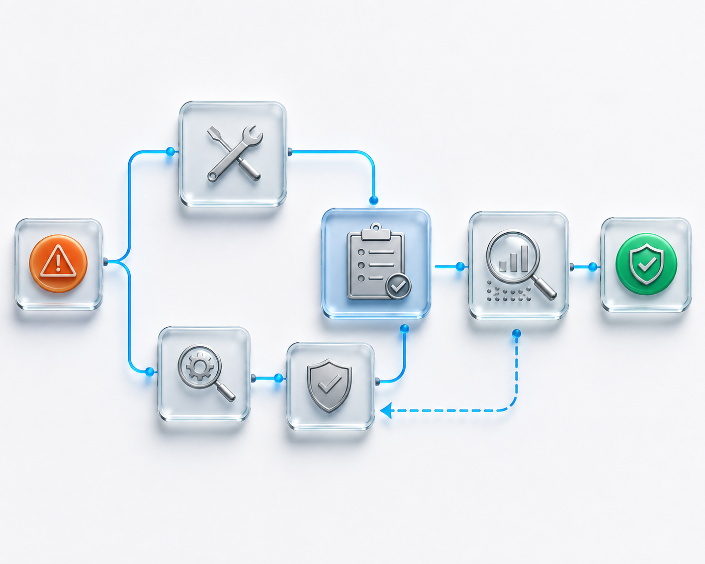 Separate Action Completion From Effectiveness Review | Zebsoft Corrective action ownership evidence and verification workflow placeholder