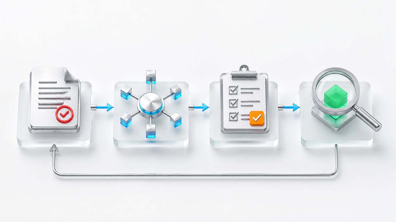 Define, Communicate, Operate and Assure | Zebsoft Define communicate operate and assure workflow within Zebsoft