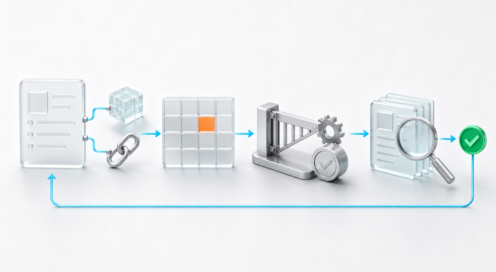 ChatGComplete Risk Lifecycle From Identification to Verification | ZebsoftPT Image Aug 30, 2026, 06_32_26 PM Risk management lifecycle from identification through treatment and assurance