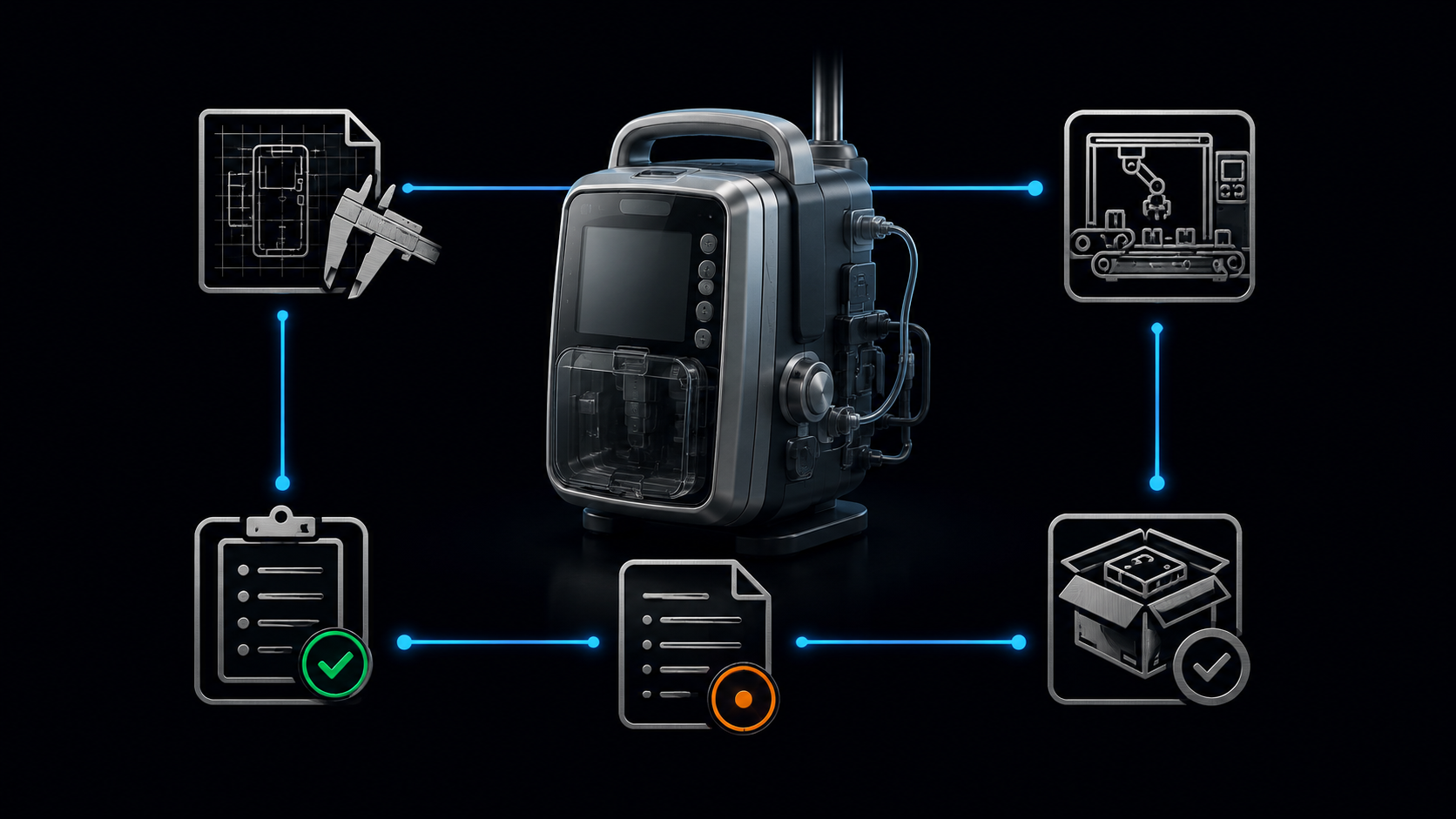 ISO 13485 Connected Medical-Device Assurance | Zebsoft ISO 13485 quality management software connecting medical-device controls and evidence