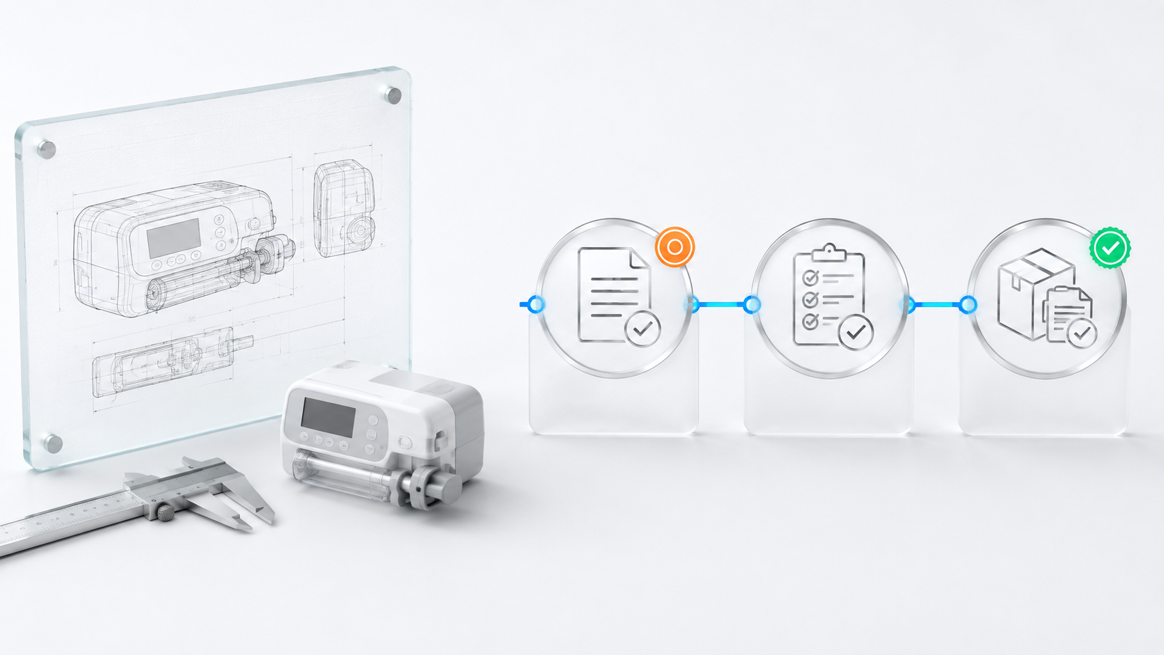 Controlled Medical-Device Design and Development | Zebsoft ISO 13485 design-control workflow with reviews verification validation and approval